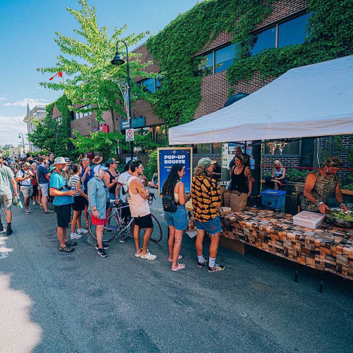 Fontaine de cocktail en plein air