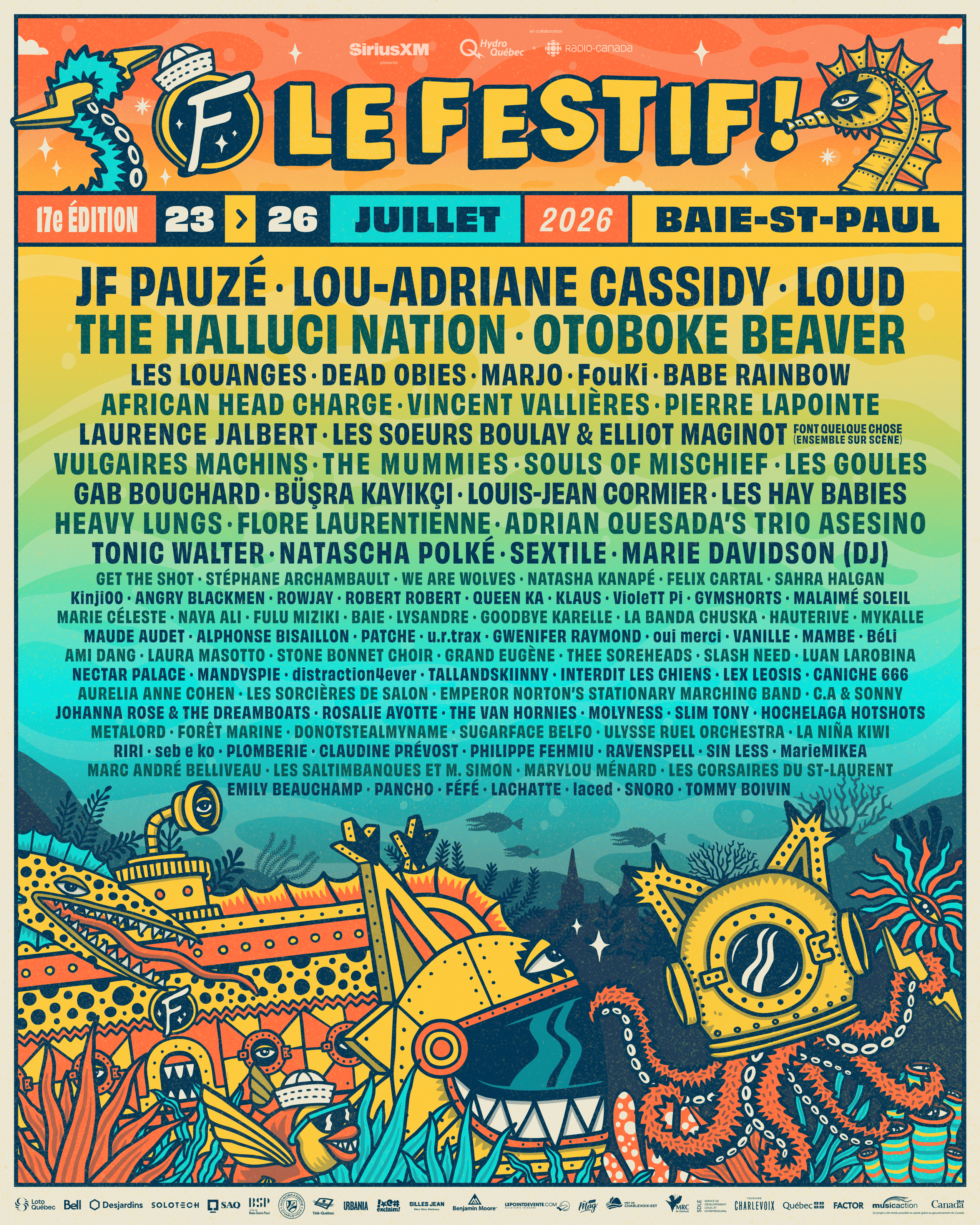 Affiche 2026 Le Festif!